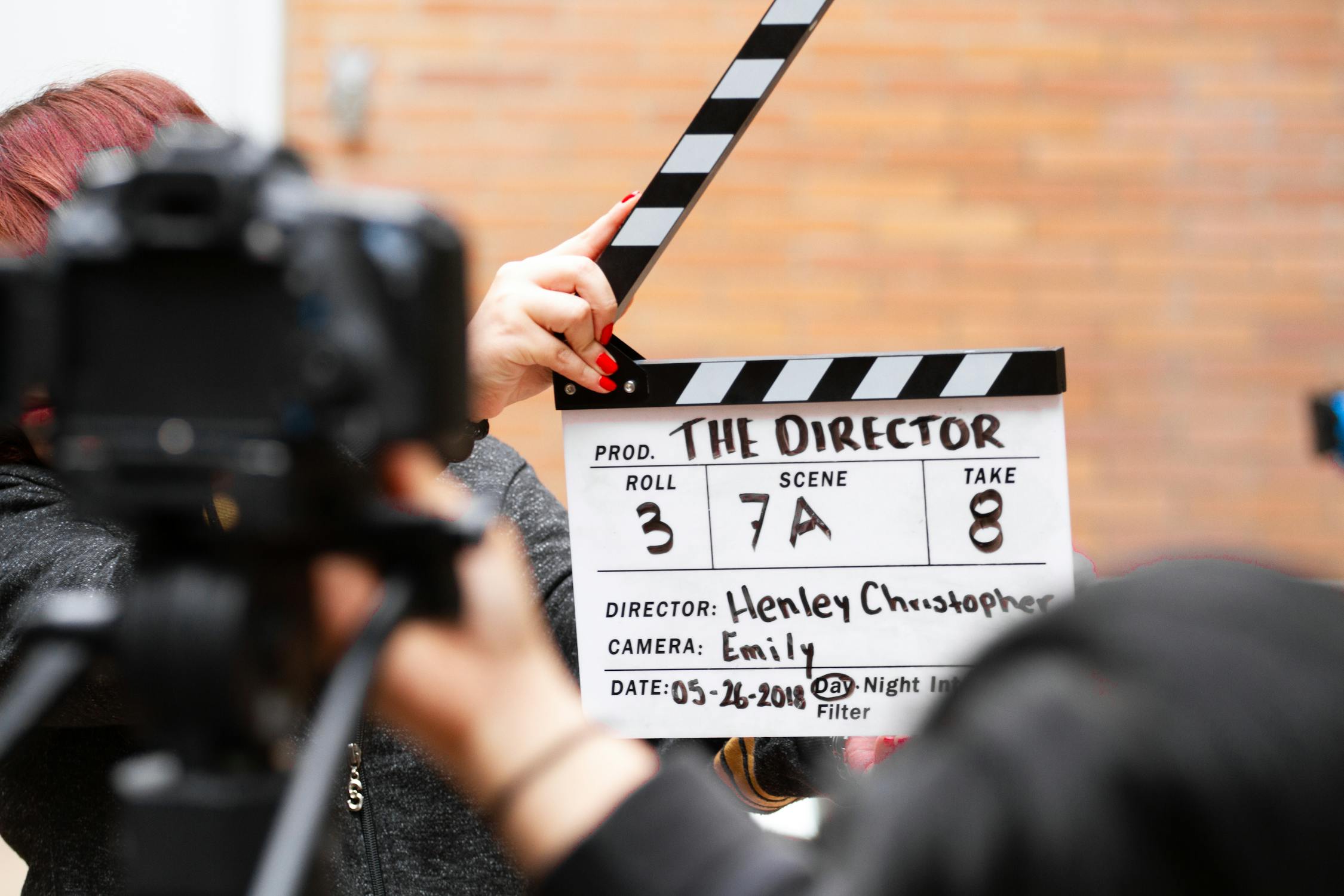 Professional video camera for content creation